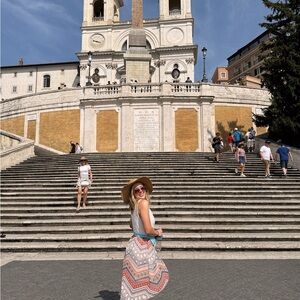 Boho Dress with Geometric Patterns